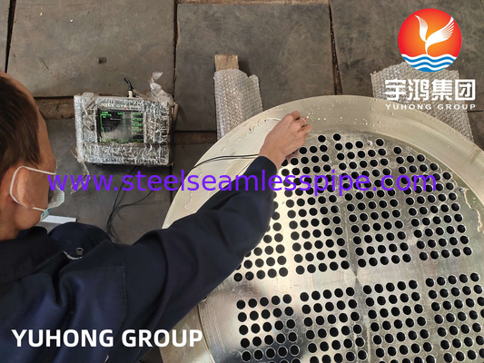 ASTM A182 F304, 304L, SUS304 Sıcaklık Değiştiricisi için Paslanmaz Çelik boru levhası