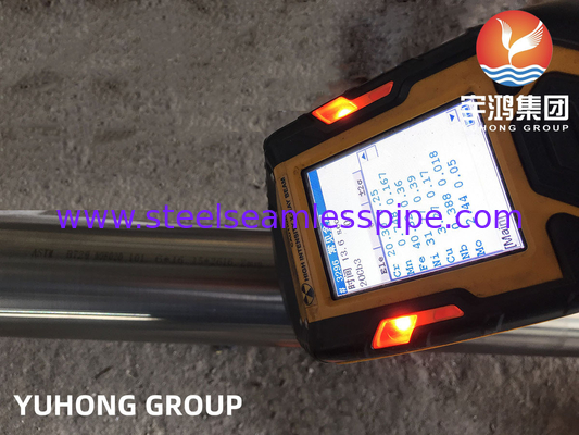 ASTM B729 UNS N08020 2.4660 Nikel Alaşımı 20 dikişsiz boru 100% UT