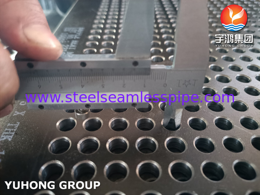 EN 10025-2 S235JR Isı Değiştiricisi Yapısal Destek ve Isı Transfer Etkinliği için Baffle Plate