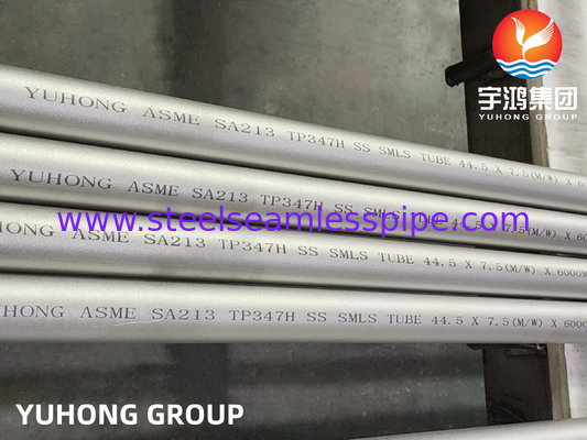 Elektrik Santrali Kazan Tüpü, ASME SA213 TP347H Nb-Stabilize, NACE MR0175, WT 1.5-25mm