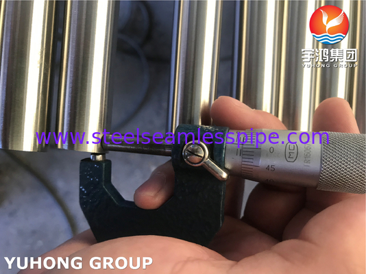 ASTM A269 TP316L Paslanmaz Çelik Dikişsiz Tüp, Saman emici fincanı için parlak kızartılmış