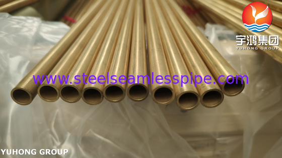 ASME SB111 C68700 Deniz suyunun tuzsuzlaştırılması için dikişsiz tunç borular