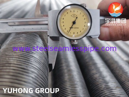 Isı eşanjörü ve kondenser uygulamaları için alüminyum kanat malzemeli ve çoklu kanat tiplerine sahip özelleştirilmiş kanatlı boru