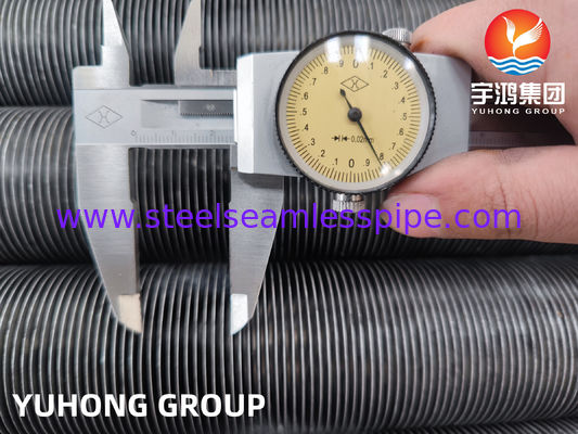 Isı eşanjörü ve kondenser uygulamaları için alüminyum kanat malzemeli ve çoklu kanat tiplerine sahip özelleştirilmiş kanatlı boru