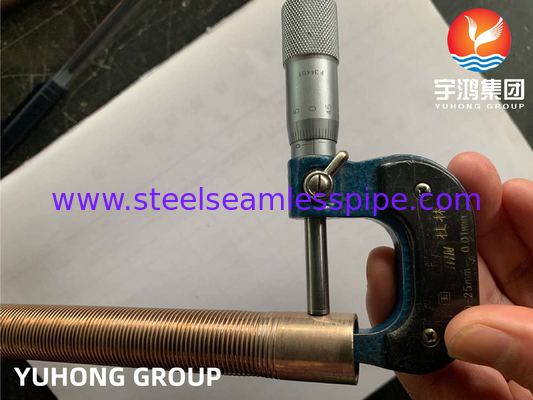 Bakır Nikel Alaşımı ASME SB111 UNS C70600 CuNi 90/10 Shell Tube Isı Değiştiricisi için