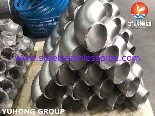 ASTM A815 S31803 Dupleks Çelik Buttwelded 90Deg Dirseği borusu B16.9