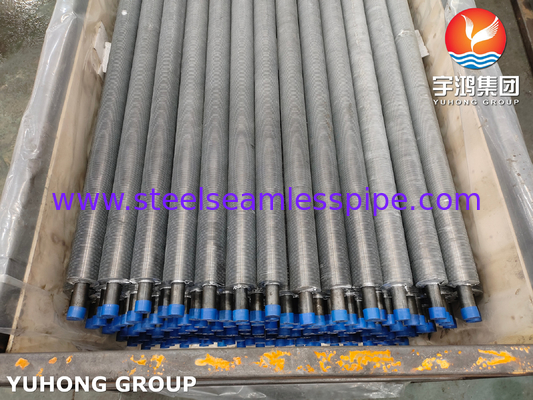 ASTM A179 Karbon Çelik Tüp ASTM B241 6063 Ekonomizer için kızartılmış Fin Tube