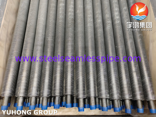 ASTM A179 Karbon Çelik Tüp ASTM B241 6063 Ekonomizer için kızartılmış Fin Tube