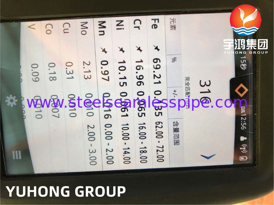 ASTM A269 TP316L Paslanmaz çelik sarmal tüp kimyasal enjeksiyon için parlak ısıtılan