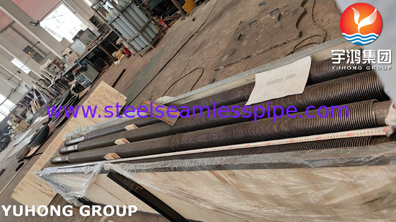 ASME SA335 P9 11CR Sıcaklık Transferi İçin Alaşımlı Çelik Serrated Fin Tube