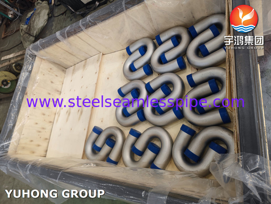 ASME SA213 TP316L 1.4404 Ateşli ısıtıcılar için paslanmaz çelik U bükme tüpü
