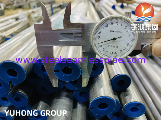 ASME SB167 N06600 Nikel Krom Demir Alaşımları Petrokimyasal Uygulamalar İçin Dikişsiz Tüp