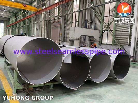 Astm A358 Cl.1 Cl.3 Tp304h Paslanmaz çelik kaynaklı boru düz uç