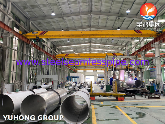 Astm A358 Cl.1 Cl.3 Tp304h Paslanmaz çelik kaynaklı boru düz uç