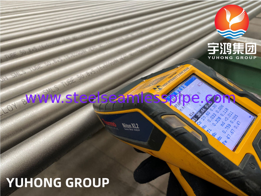 Kazık borusu Nikel Alaşımı ASTM B407 Alloy 800 800H 800HT Tube bundle için Uygulama