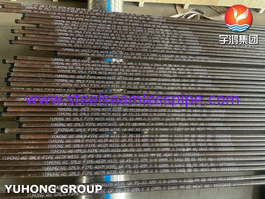 ASTM A335 P5 / X11CrMo5 Alaşımlı Çelik Dikişsiz Boru Yüksek Basınçlı Kazan Borusu