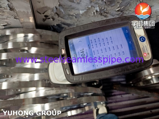ASTM A240 F904L paslanmaz çelik AWWA C207 Tablo 2 FF Flange üzerinde D Sınıfı Kayma