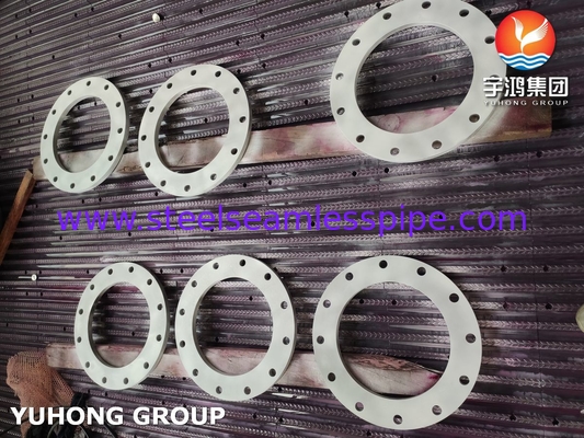 ASTM A240 F904L paslanmaz çelik AWWA C207 Tablo 2 FF Flange üzerinde D Sınıfı Kayma