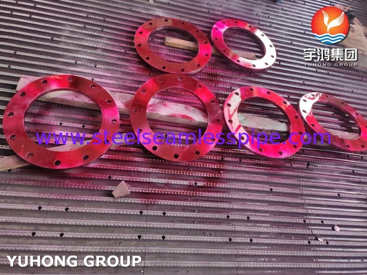 ASTM A240 F904L paslanmaz çelik AWWA C207 Tablo 2 FF Flange üzerinde D Sınıfı Kayma