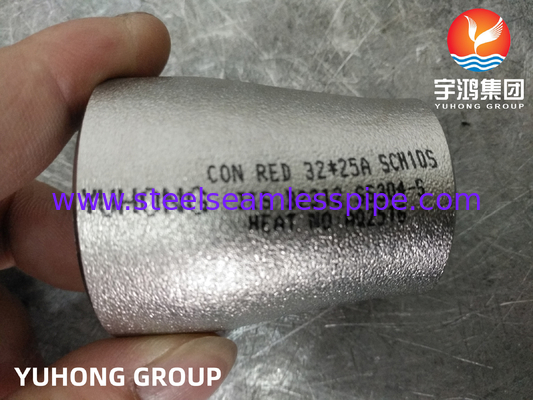 JIS B2312 SS304 Dikişsiz Butt Weld Reducer ECC Reducer Paslanmaz Çelik Fittings