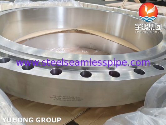 Paslanmaz çelik kaynak boyun RTJ Flange ASME B16.5 ASTM A182 F310 WNRTJ Flange