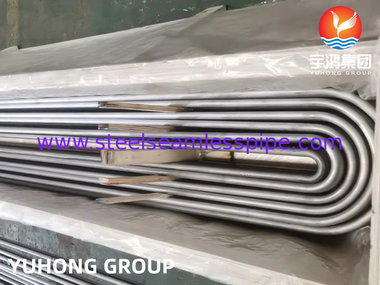 ASME SA213 TP347 TP347H Paslanmaz Çelik U Bend Tube ET/HT ısı değiştiricisi tüpü için