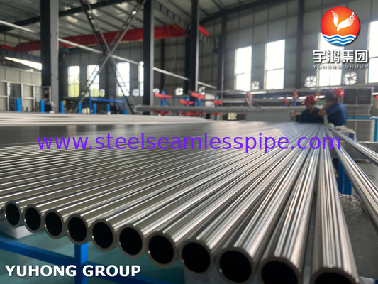ASTM A249 TP304 1.4301 Sıcaklık Değiştiricisi için Parlak Kaynatılmış Paslanmaz Çelik Kaynatılmış Tüp