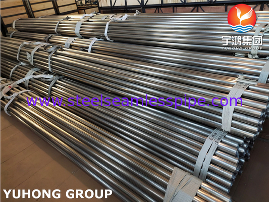 ASTM A249 TP304 1.4301 Sıcaklık Değiştiricisi için Parlak Kaynatılmış Paslanmaz Çelik Kaynatılmış Tüp