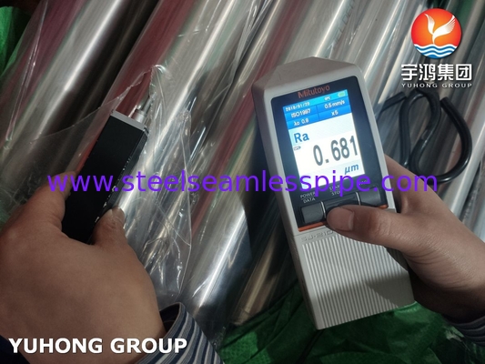 ASME SA270 ASTM A270 Paslanmaz çelik kaynaklı boru cilalanmış 320 240 GRIT TP304