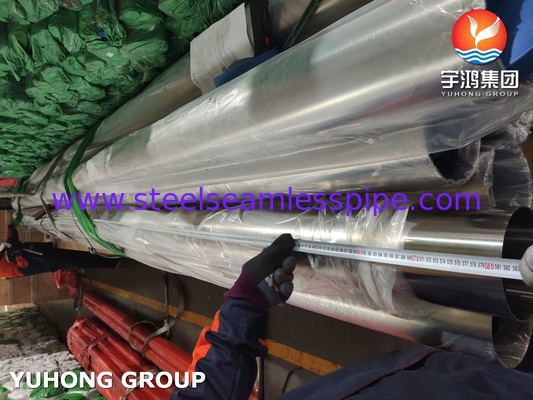 ASME SA270 ASTM A270 Paslanmaz çelik kaynaklı boru cilalanmış 320 240 GRIT TP304
