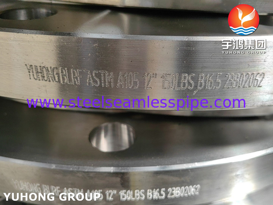 ASME B16.5 ASTM A105 / A105N Karbon Çelik Kör Flanş Kalıp BLRF Flanş