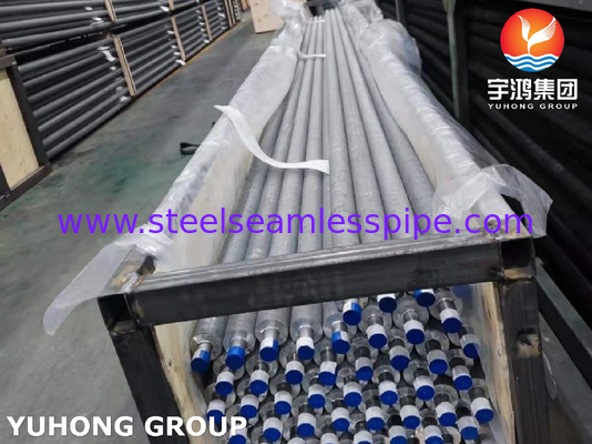 Sıcaklık Değiştiricisi Fined Tube, Extruded type, ASTM A213 TP304 with Aluninum 6063