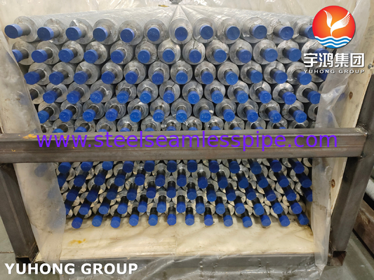 Sıcaklık Değiştiricisi Fined Tube, Extruded type, ASTM A213 TP304 with Aluninum 6063