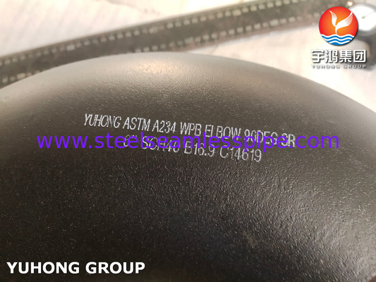 ASTM A234 WPB Karbon Çelik 90/180 Derece SR Dirseği