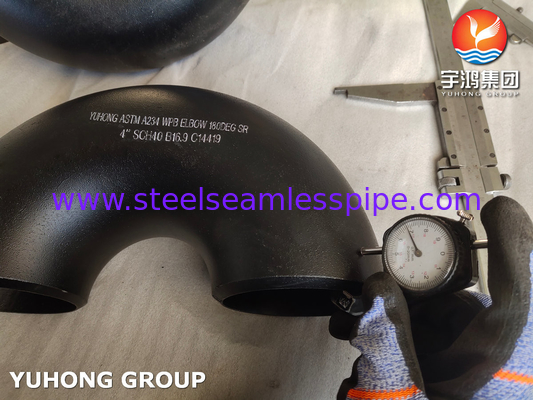 ASTM A234 WPB Karbon Çelik 90/180 Derece SR Dirseği