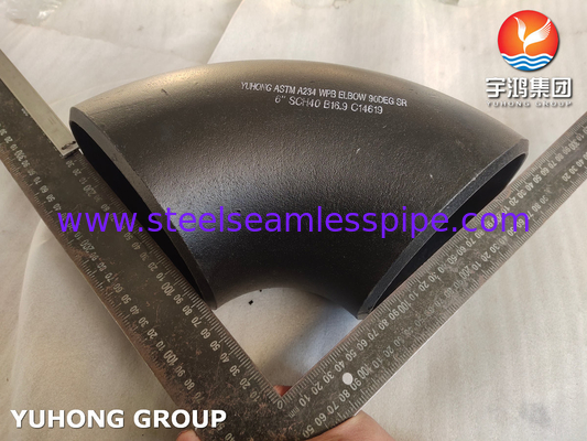 ASTM A234 WPB Karbon Çelik 90/180 Derece SR Dirseği