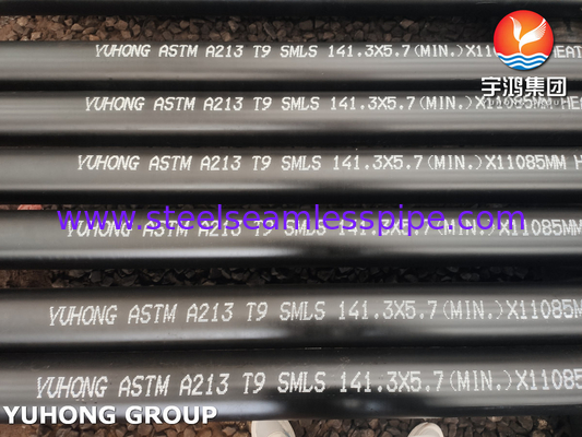 ASME SA213 T9 T11 T22 T91 Ateşli fırın borusu için alaşımlı çelik dikişsiz boru