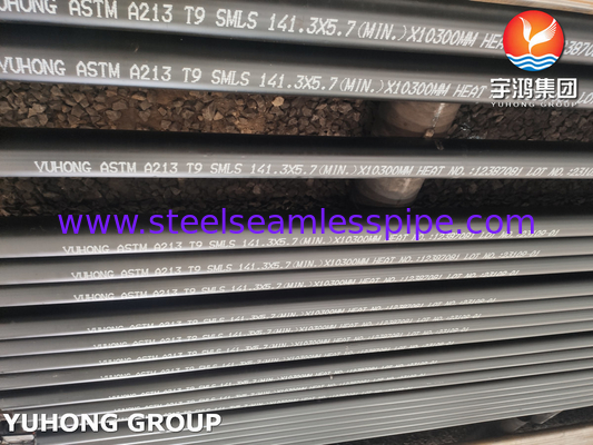 ASME SA213 T9 T11 T22 T91 Ateşli fırın borusu için alaşımlı çelik dikişsiz boru