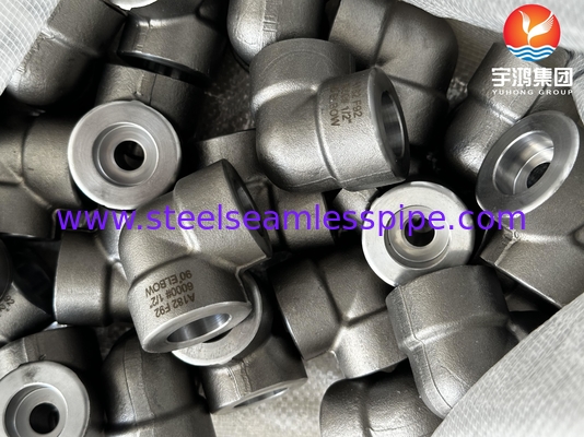 ASTM A182 F92 1/2 Inch 90° Dirseği #6000 ASME B16.11 SW Güç Santralleri için