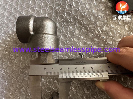A182 F53 F92 1/2&quot; #3000 90° dirseği soket kaynaklı ASME B16.11 Enerji santralleri için