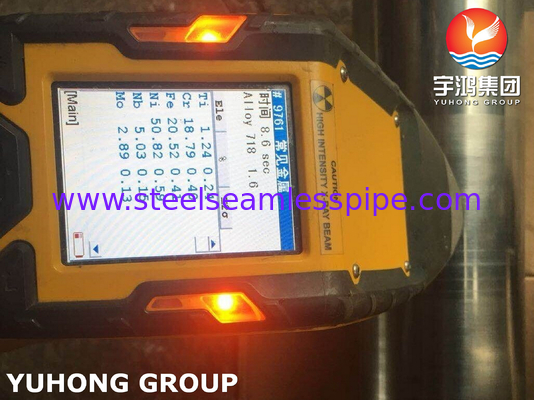 EN 10216-5 ve B983 Inconel NO7718 Petrokimyasal Endüstriler için dikişsiz boru