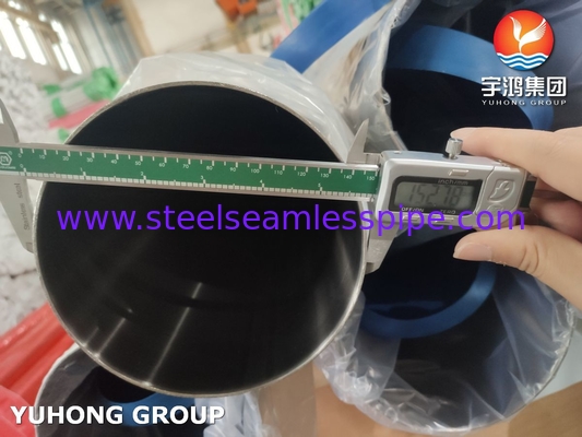 ASTM A270 Gıda sınıfı SS304 Paslanmaz Çelik Sanitary Tube Polished Tubing