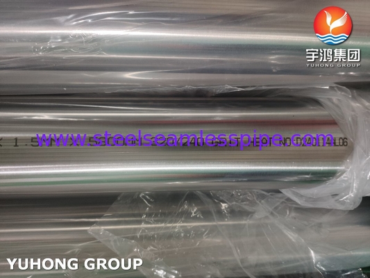 ASTM A270 Gıda sınıfı SS304 Paslanmaz Çelik Sanitary Tube Polished Tubing