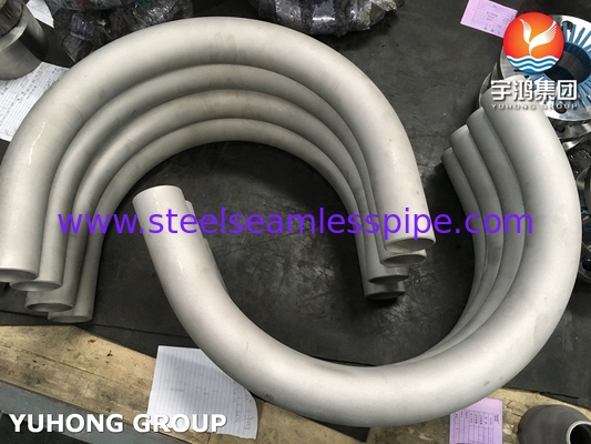 ASTM A403 WP304 Paslanmaz çelik 180 derece dirseği B16.9 Buttweld boru armatürleri