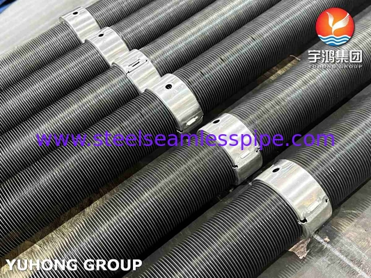 G Tipi gömülü Fin Tube A1060 A1100 C12200 Soğutucu Isıtma Ekonomizörü için