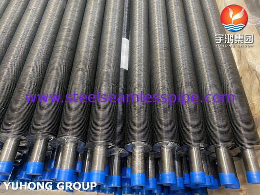 ASME SA179+Alüminyum Yerleşik Fined Tube For Air Cooler / Heat Exchanger