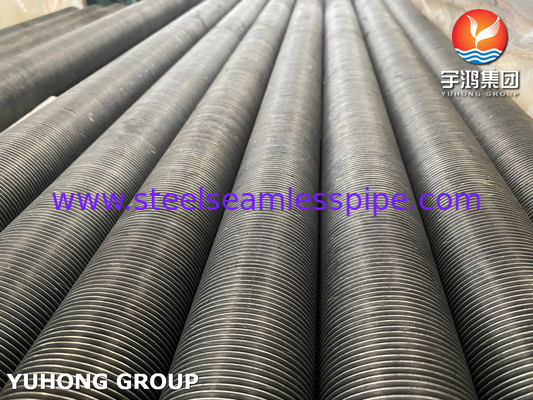 ASME SA179+Alüminyum Yerleşik Fined Tube For Air Cooler / Heat Exchanger