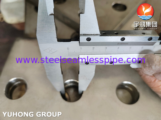 ASTM A240 Paslanmaz Çelik 304 Kare Tüp Yapraklı Isı Değiştiricisi için Baffle Plate