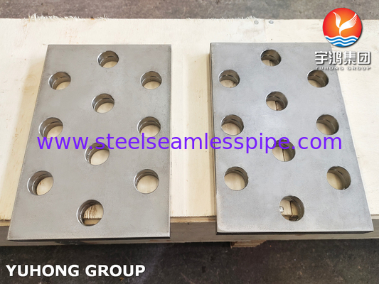 ASTM A240 Paslanmaz Çelik 304 Kare Tüp Yapraklı Isı Değiştiricisi için Baffle Plate