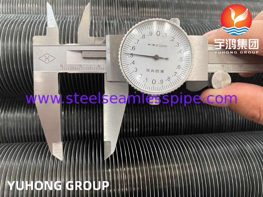 Yüksek Isı Transfer Verimliliği İçin Ekstrüde Kanatlı Karbon Çelik Boru, 100mm-6000mm Uzunluk